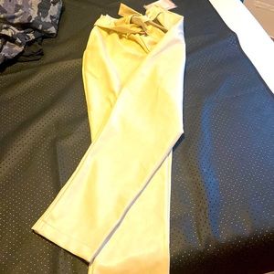 Faux leather cream colored brand new pants